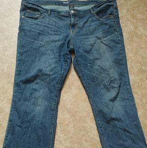 Mossimo size 18 R dark wash jeans